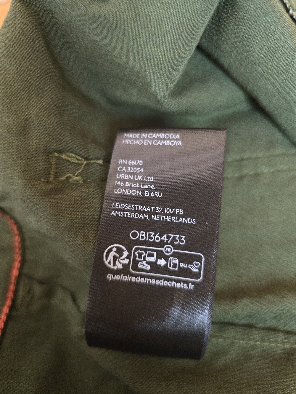 Maeve The Colette Wide-Leg Pants – Olive Green Magic Fabric Crop Size 29 Holly - Picture 6 of 13